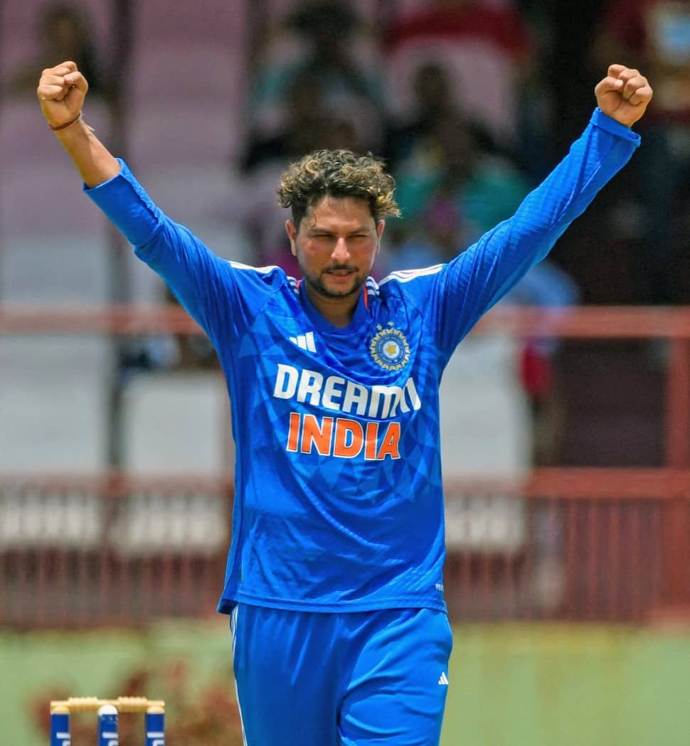 Kuldeep Yadav was India's highest wicket-taker in five-match T20I series against West Indies. Kuldeep will next be seen in action in three-match T20I series against Ireland beginning on Friday. (Photo: ANI)