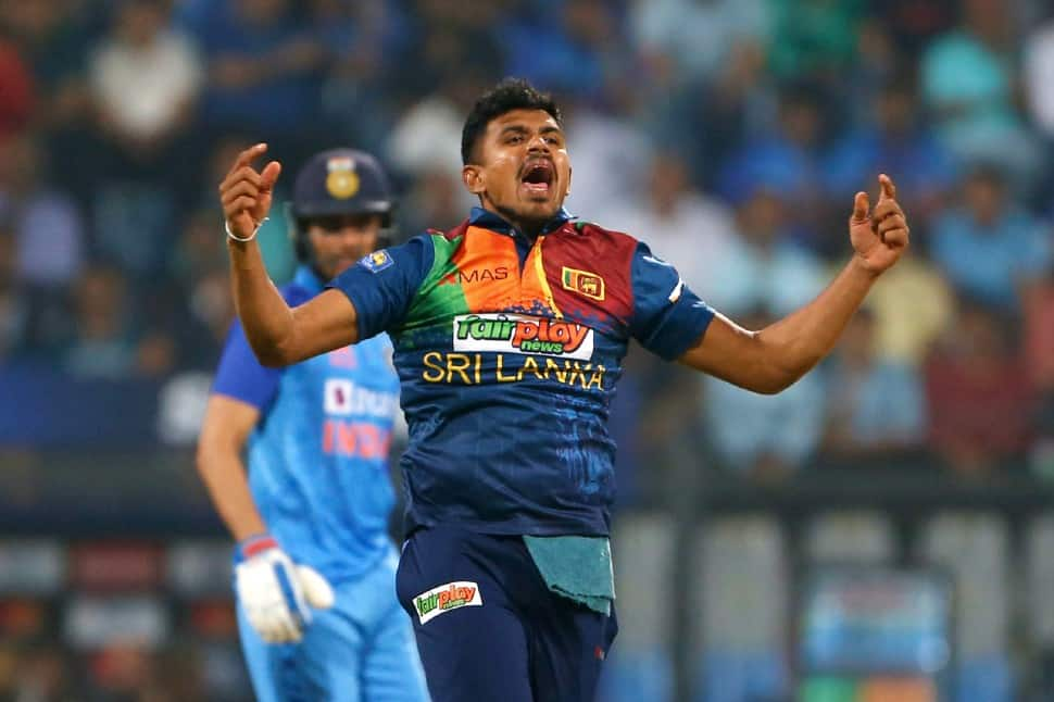 Sri Lanka and Chennai Super Kings off-spinner Maheesh Theekshana is the third highest wicket-taking bowler from Test country. Theekshana has claimed 23 wickets in 10 matches at an average of 13.39. (Photo: ANI)