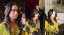 Nysa Devgan Parties Looking Glam, Almost Trips As She Boards Car - Viral Video