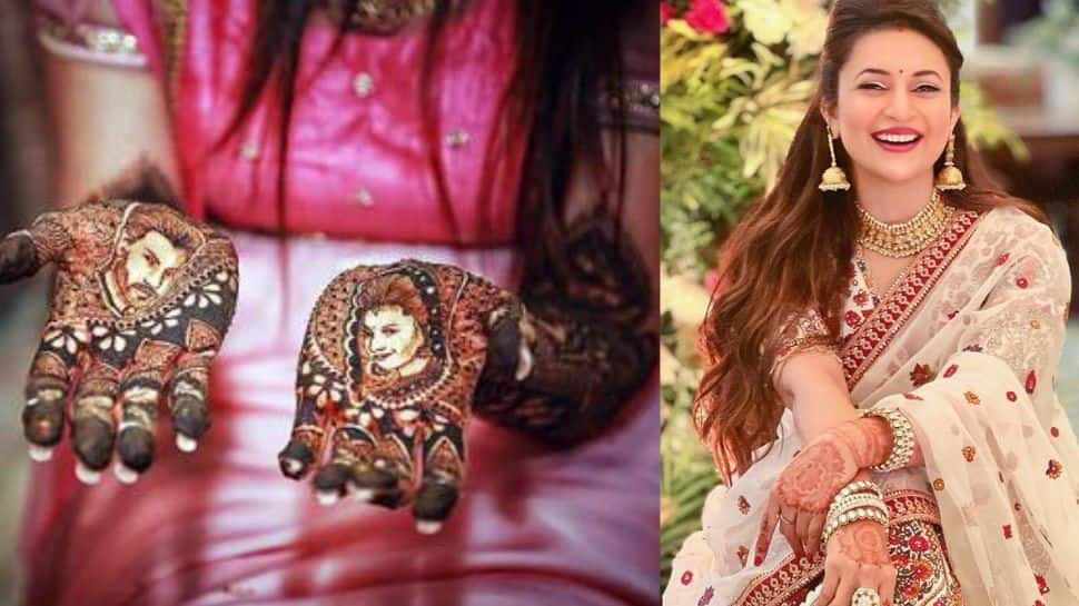 Mehndi Designs - Divyanka Tripathi & Vivek Dahiya Wedding Ceremony  #DivyankaTripathi #VivekDahiya | Facebook