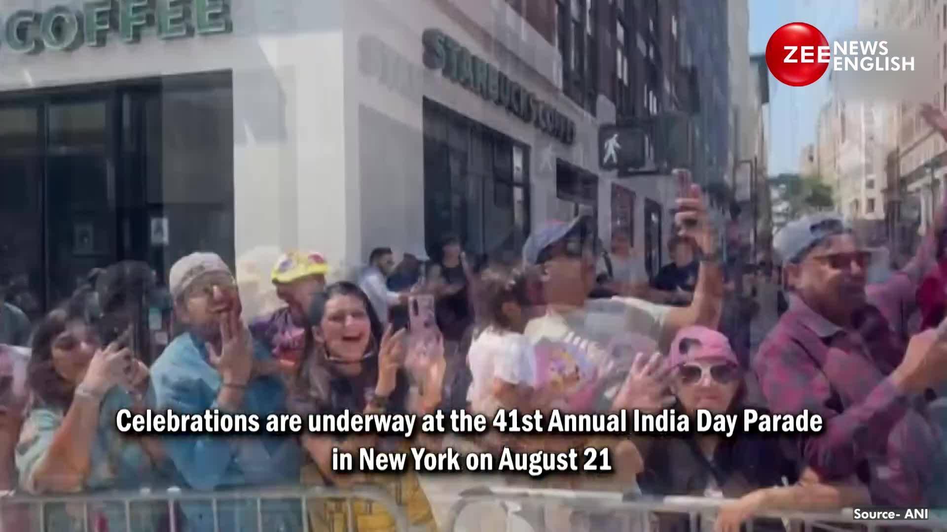 Indians celebrate Independence Day at 41st Annual India Day Parade in