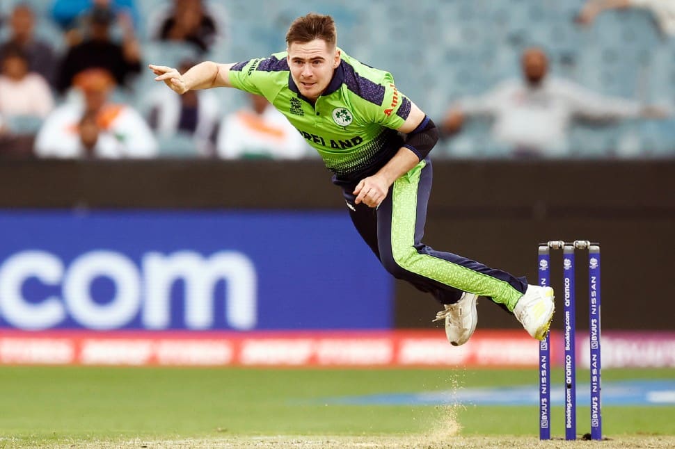 Ireland and Gujarat Titans left-arm pacer Joshua Little has picked up 45 wickets in 33 T20I matches since 2022. Little failed to pick up a wicket against India in second T20I on Sunday. (Photo: ANI)