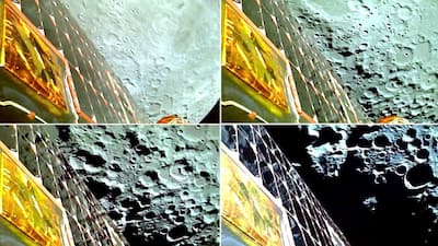 First images of moon captured by Chandrayaan-3