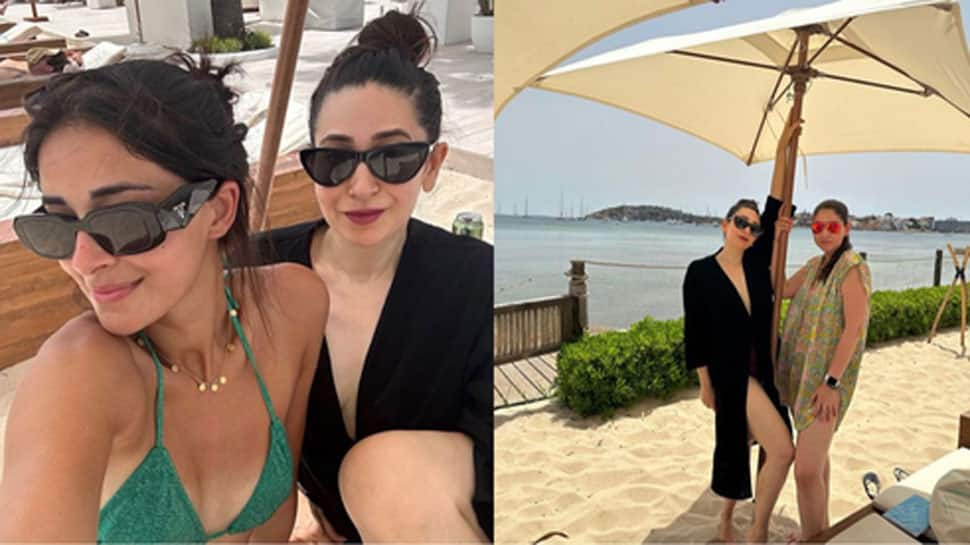 Karisma Kapoor And Ananya Panday&#039;s Sizzling Bikini Pics From Ibiza Vacation Are Too Hot To Handle!