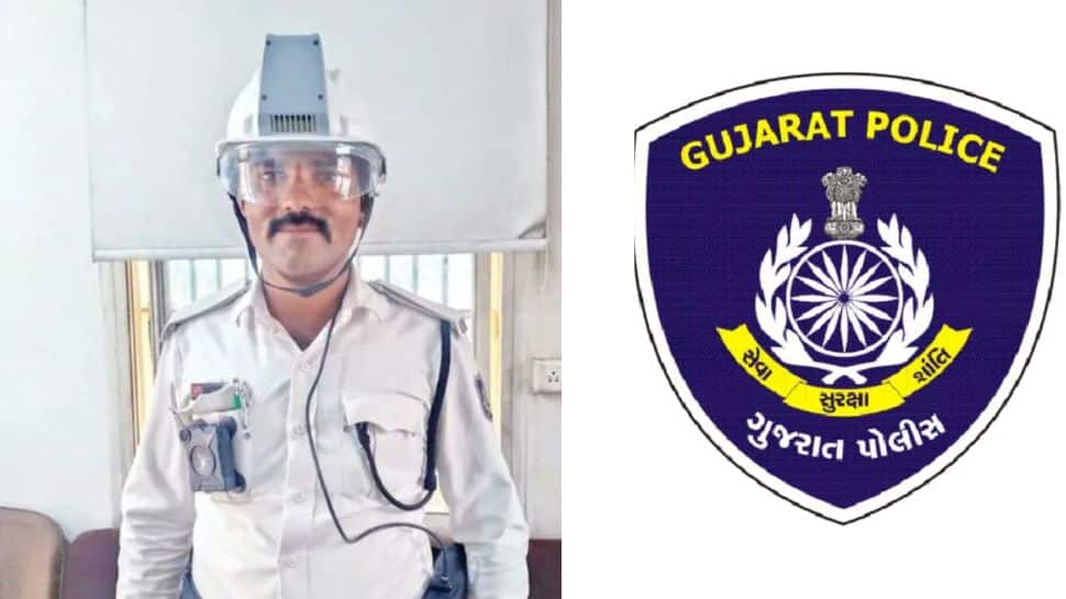 Incredible India: Ahmedabad Traffic Police Using AC Helmets To Beat The Heat