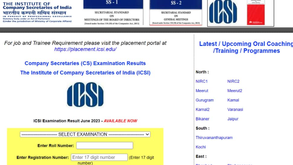 icsi.edu, ICSI CS Executive Result 2023 Declared At icsi.edu- Direct Link, Steps To Download Here - Vimarsana News
