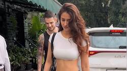 Disha, Rumoured Serbian BF Visit Mumbai Cafe, Leave Together In Same Car