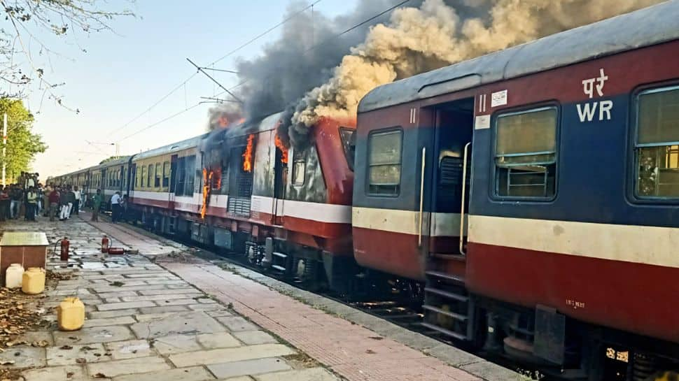 Tamil Nadu: 9 Killed As Massive Fire Breaks Out On Train At Madurai Railway Junction