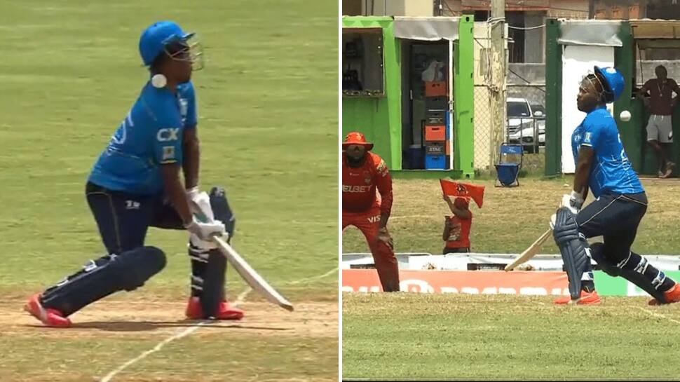 Watch: West Indies Batter Almost BROKE His Jaw Trying To Play Scoop Shot In CPL 2023