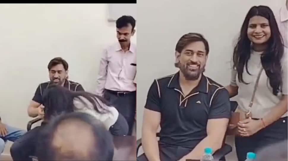 Watch: MS Dhoni&#039;s Female Fan Touches His Feet, CSK Captain&#039;s Reaction Will Leave You Amazed