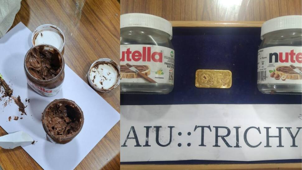 Gold Worth Rs 8.9 Lakh Concealed In Nutella Jars Seized At Trichy Airport, Smuggler Arrested
