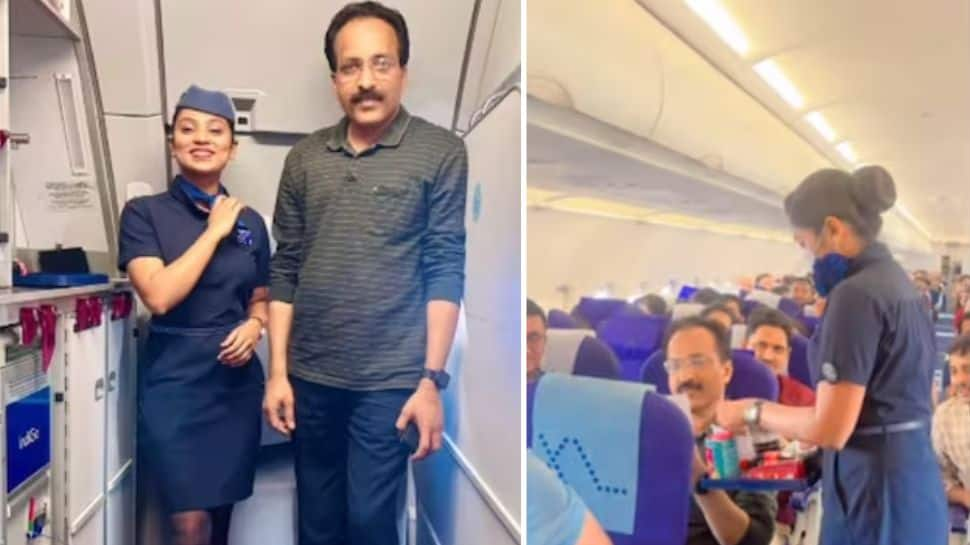 Watch: IndiGo Cabin Crew Welcomes ISRO Chief S Somanath On Flight, Video Goes Viral