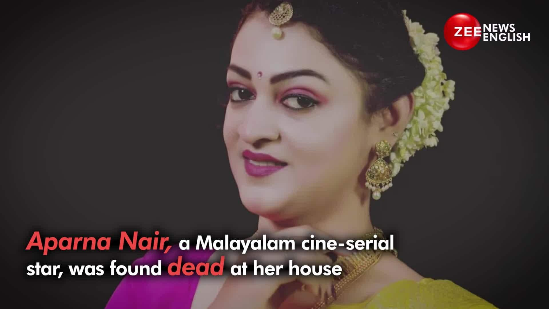 Malayalam Actress Aparna Nair found dead at her residence , police ...