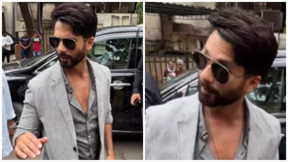 Shahid Kapoor Sternly Snaps At Paparazzi For Shouting At Him - Watch Video