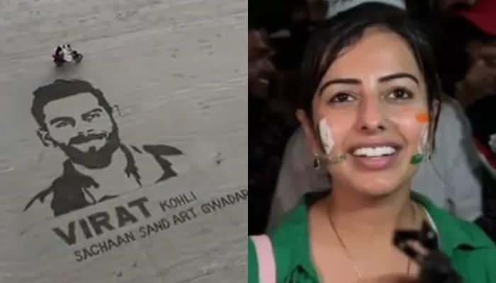 Love From Beyond Boundaries For Virat Kohli: From Sand Art In Balochistan To Pakistan Female Fan&#039;s Unbounded Love - Watch