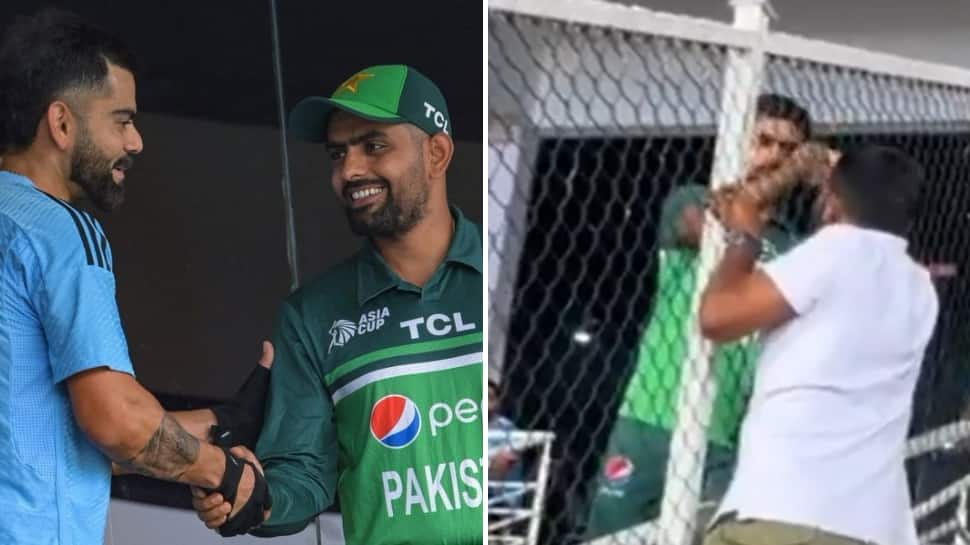 WATCH: With Virat Kohli In Dressing Room, Babar Azam Receives Gift From Die-Hard Sri Lankan Fan During India vs Pakistan Asia Cup 2023 Clash