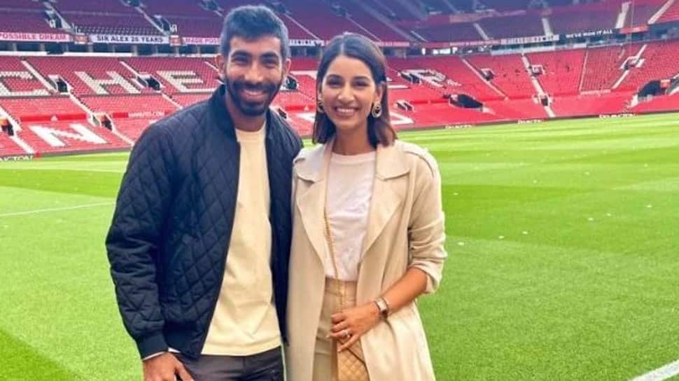Jasprit Bumrah and Sanjana Ganesan dated for two years before tying the knot on March 15, 2021.  Their nuptials happened in a private ceremony in Goa, where they observed traditional Sikh rituals. (Source: Instagram)