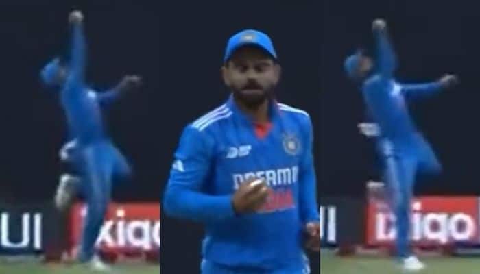 Watch: Virat Kohli Takes One-Handed Superman Catch In IND Vs NEP In Asia Cup 2023 Goes Viral