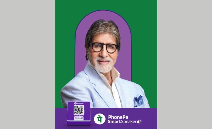 Read more about the article PhonePes SmartSpeakers Get A Bollywood Touch: Amitabh Bachchans Voice Will Come To Confirm Payment Transaction