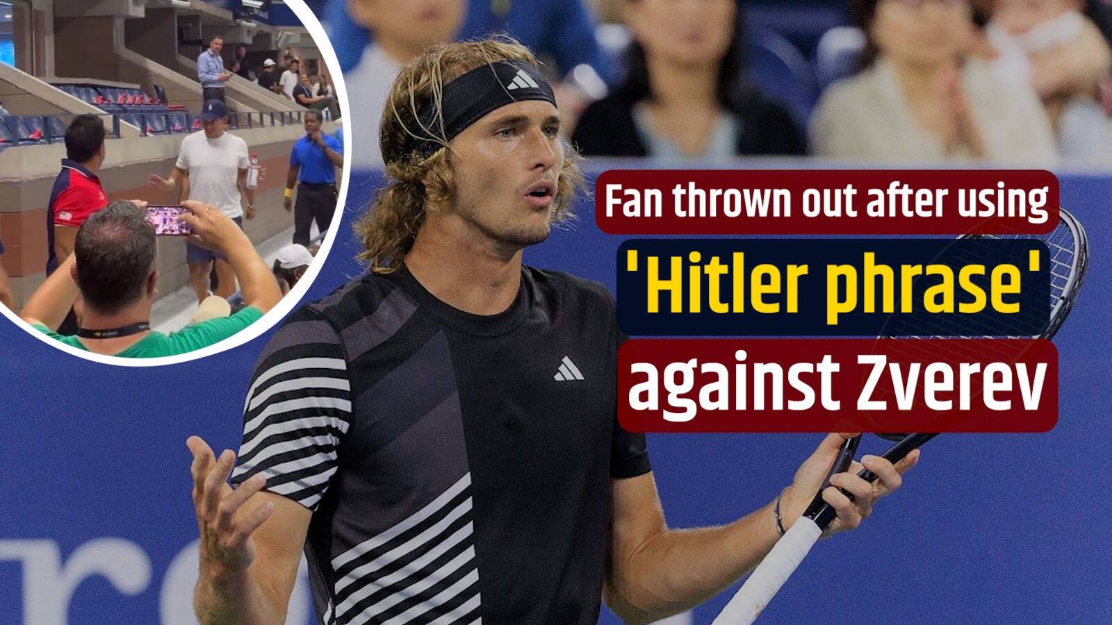 US Open 2023 Fan Kicked Out For Shouting 'Hitler Phrase' Against