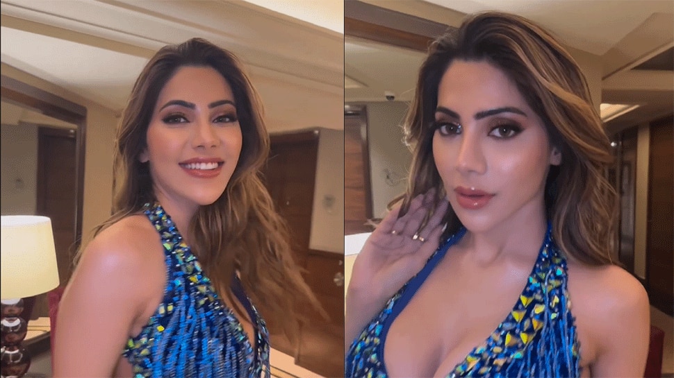 Nikki Tamboli Flaunts Her Curves In Bold Backless Jumpsuit, Watch Hot Video