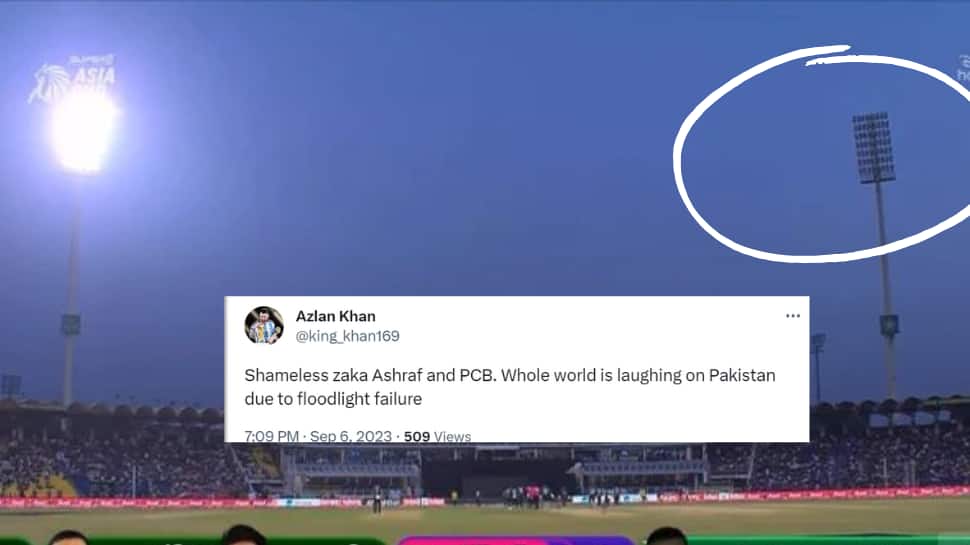 &#039;The World Is Laughing On Pakistan&#039;, PCB Brutally Trolled After Floodlight Failure Stops PAK Vs BAN Asia Cup Match In Lahore