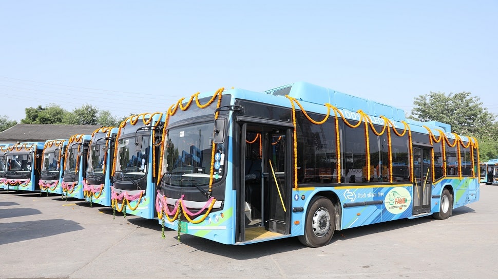 Delhi CM Arvind Kejriwal Inducts 400 Tata Electric Buses To DTC Fleet