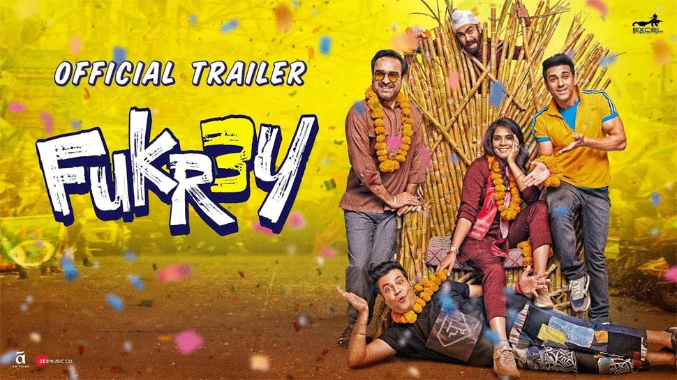 Pulkit Samrat, Richa Chadhas Fukrey 3 Trailer Trends at No. 1 on YouTube