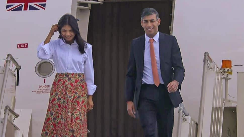 G20 Summit 2023: UK PM Rishi Sunak, His Wife Arrive In India