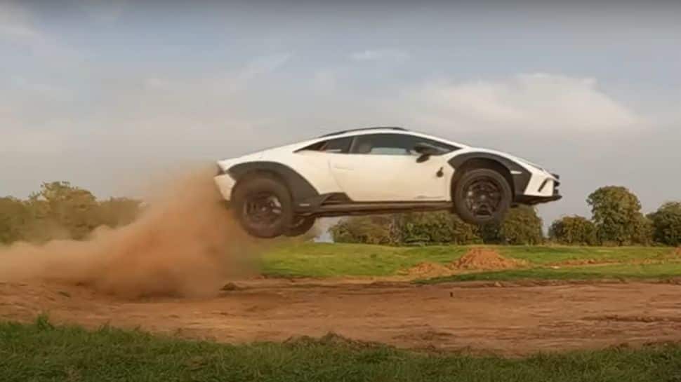 Watch: Man Performs Huge Jump With Lamborghini Supercar Worth Rs 4.61 Crore