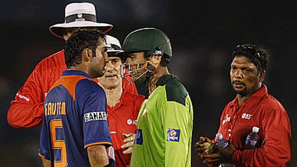 India and Pakistan squared off in an action-packed match during the Super Four stage of the 2010 Asia Cup. A difficult 267/10 was posted by Pakistan, with Kamran Akmal scoring 51. India won the match by three wickets in the final over thanks to an explosive 83 from Gautam Gambhir and a cool-headed 56 from MS Dhoni. (Source: Twitter)