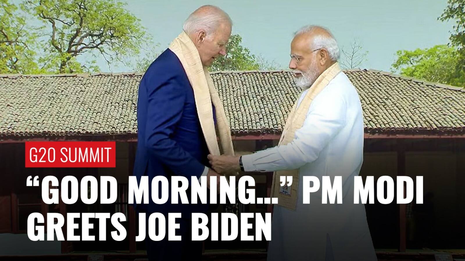 G20 Summit 2023: PM Modi Greets US President Joe Biden With 'Good ...