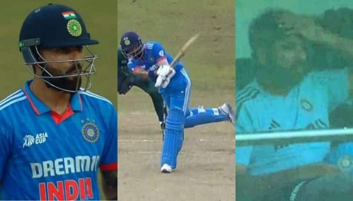 Watch: KL Rahul&#039;s Spectacular Six Against Shadab Khan Goes Viral; Virat Kohli, Rohit Sharma Can&#039;t Keep Calm