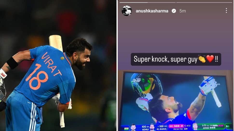 IND vs PAK, Asia Cup 2023: Virat Kohli Scores 47th ODI Century, Wife Anushka Sharma Congratulates In The Sweetest Way