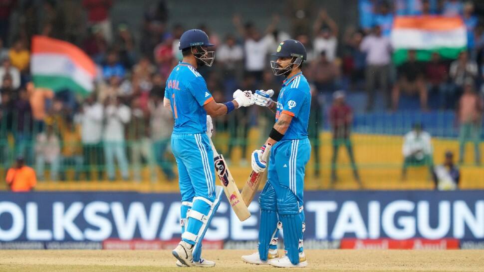 The 233-run partnership between Virat Kohli and KL Rahul for the third wicket was the highest for any wicket in an ODI Asia Cup, surpassing the 224-run opening partnership between Mohammad Hafeez and Nasir Jamshed against India in 2012. (Photo: AP)