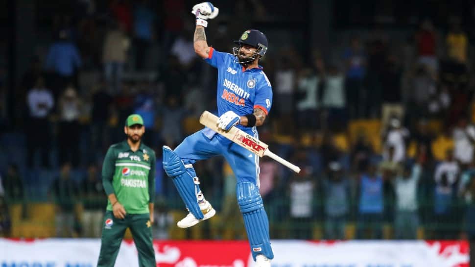 Four consecutive hundreds for Virat Kohli in ODIs at the R Premadasa Stadium in Colombo. Hashim Amla is the only other batter with four consecutive ODI hundreds at a venue, which he did at Centurion's SuperSport Park between 2015 and 2017. (Photo: AP)