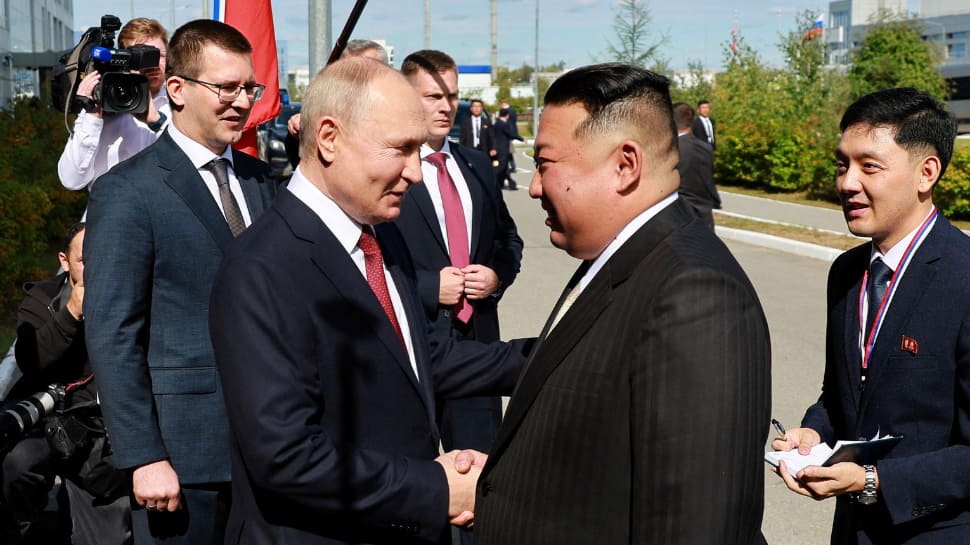 Putin, Kim Jong Un Meet At Russian Space Centre, Potential Arms Deal On Agenda Amid Ukraine Crisis