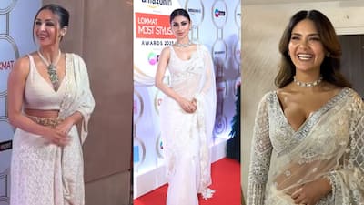 5 Actresses In Sheer Sexy White Sarees