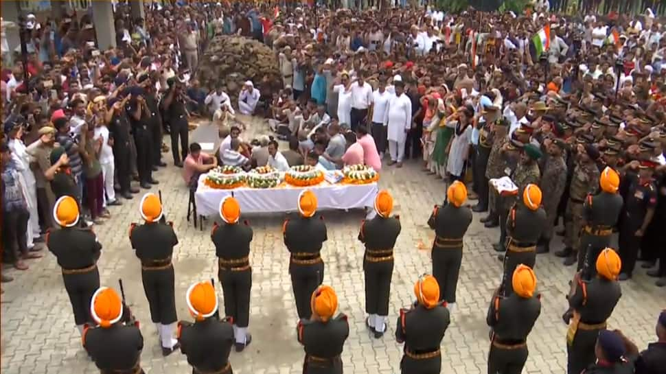 Anantnag Encounter Hero Major Ashish Dhonchak Cremated In Panipat With Full Honours