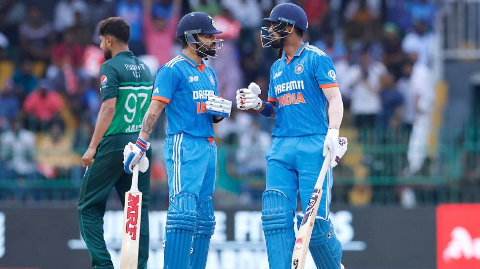 Virat Kohli and KL Rahul put on the highest partnership in Asia Cup 2023. Kohli and Rahul put on a record 233 unbeaten runs against Pakistan in a Asia Cup 2023 Super 4 match. (Photo: ANI)
