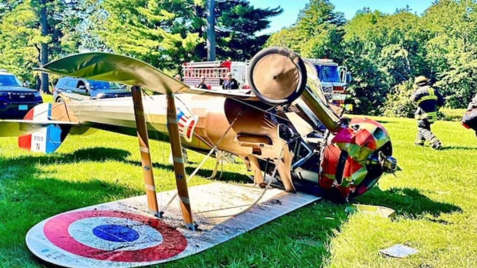 World War I-Era Plane Flips, Crashes During Landing Near Massachusetts Museum