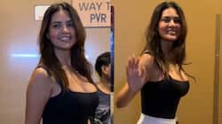 Esha Gupta Flaunts Her Perfect Curves In Plunging Top, Track Pants: Watch