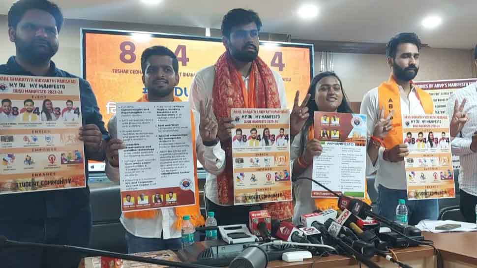 DUSU Polls: ABVP Releases Manifesto, Promises To Fight Against Fee Hike, Expanding Hostel Infrastructure