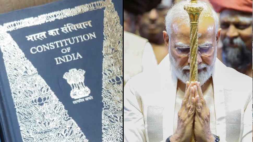 PM Modi To Hold Constitution Handbook While Entering New Parliament Today 