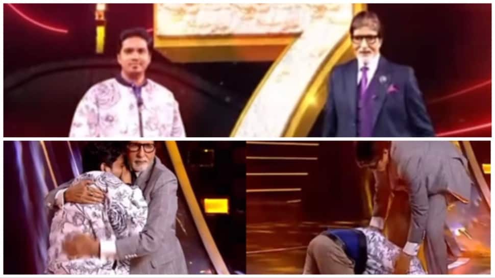 Amitabh Bachchan Hugs Crying Contestant As He Attempts Question Worth Rs 7 Cr In Kaun Banega Crorepati 15