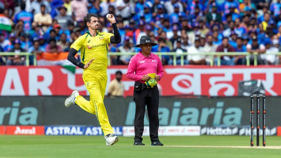 Australian left-arm pacer Mitchell Starc has record of claiming most five-wicket hauls in World Cup. Starc has claimed 3 five-wicket hauls in World Cup. (Photo: ANI)