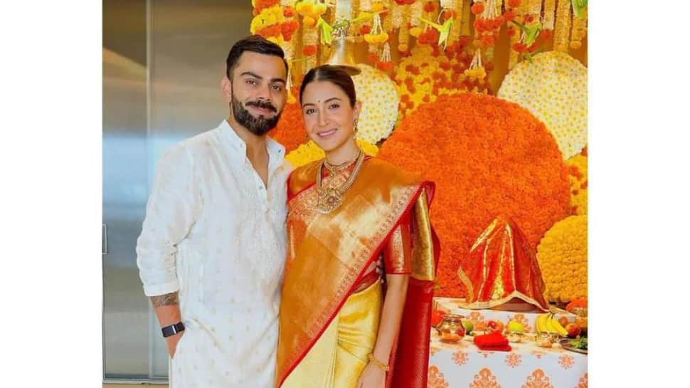 Virat Kohli, Anushka Sharma Celebrate Ganesh Chaturthi At Home, See PICS Here