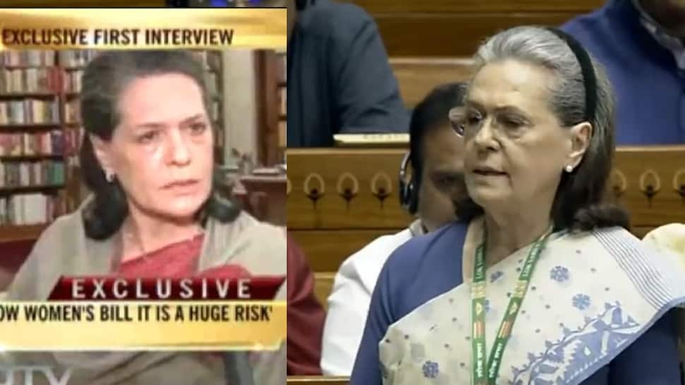 BJP Shares Sonia Gandhi&#039;s Old Video &#039;Opposing OBC Quota&#039; In Women&#039;s Reservation Bill