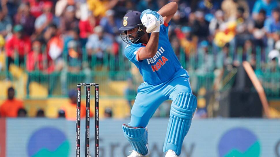 Team Indian captain Rohit Sharma has tallied 978 runs in 17 World Cup games at an average of 65.2 with 6 hundreds and 3 fifties so far. (Photo: ANI)