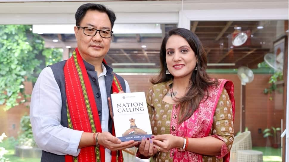 Union Minister Kiren Rijiju Launches IAS Sonal Goel&#039;s Book &#039;Nation Calling&#039;